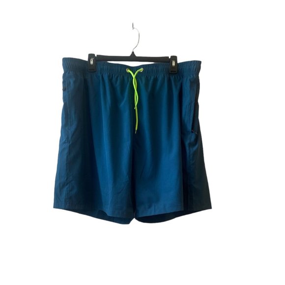 SILKWORLD MENS BLUE SWIMMING TRUNKS WITH COMPRESSION LINER SIZE XXXL - Picture 3 of 13